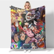 Gravity Falls Blanket – Premium Anti-pilling Flannel for Ultimate Comfort – Perfect Home and Kitchen Accessory with Exquisite Design